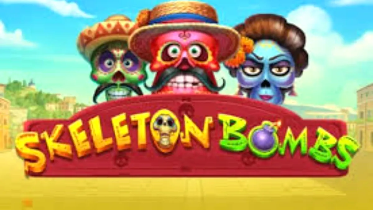 Interface do jogo Skeleton Bombs rodando em um smartphone moderno